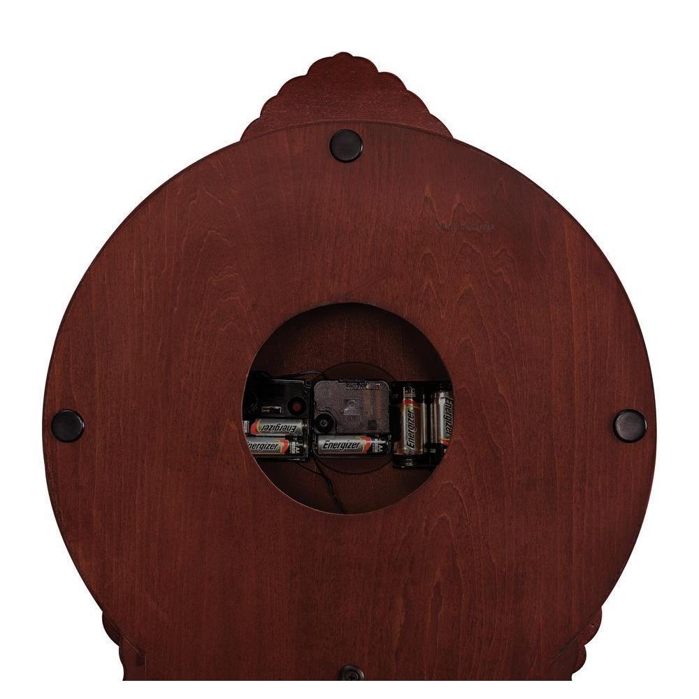 Round Face Grandfather Clock - Brown
