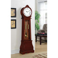 Round Face Grandfather Clock - Brown
