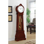 Round Face Grandfather Clock - Brown