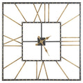 Thames - Black/gold Finish - Wall Clock